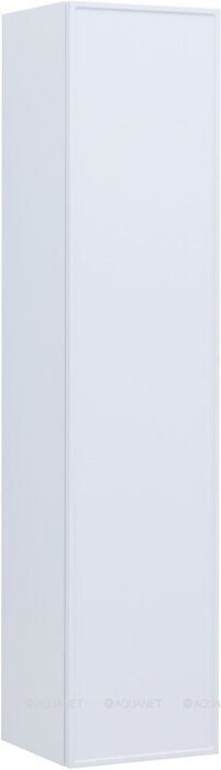 Арт 35 шкаф-пенал белый матовый для ванной комнаты Aquanet