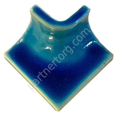 Голубая керамическая вставка Porcelain series TD06