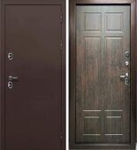 Протерма 11см дверь стальная для улицы Медный Антик, Тиковое Дерево
