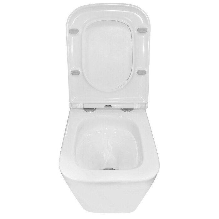 Azario Teramo Торнадо унитаз подвесной безободковый с сидением микролифт AZ-0052-UQ3