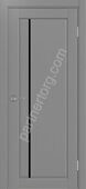 Сицилия 711.12 межкомнатная дверь серый  лакобель черное