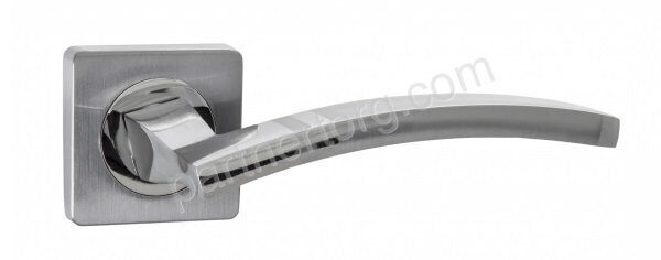 Ручка дверная Puerto, хром матовый/хром блестящий INAL 520-02 SC/CP