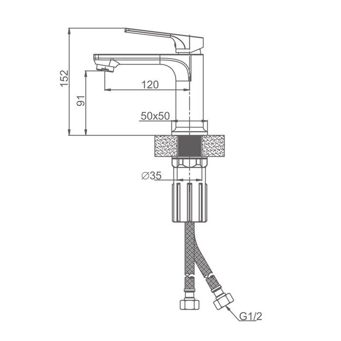 S30.10.03 Splenka Смеситель для умывальника, сатин золотой