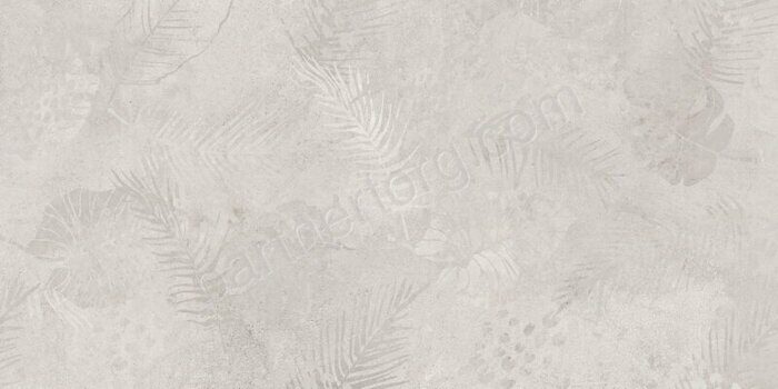 State керамогранит Meissen Keramik листья серый матовый 45x90 A16885