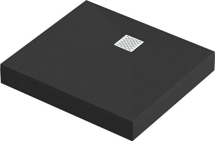 Essentia BAS поддон из литьевого мрамора 90х90см черный