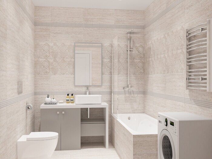 Ascoli Grey Diamond бордюр керамический серый полуматовый рельеф 63х7,5см Azori