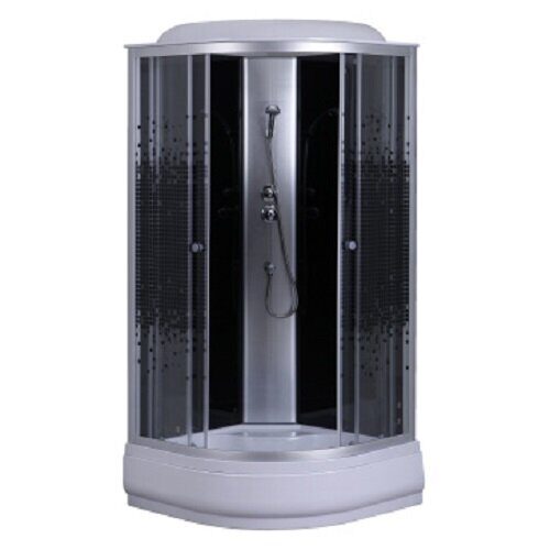 Loranto CS-6680-25K 80, 80*80*215 душевая кабина, поддон 25см, прозрачное стекло