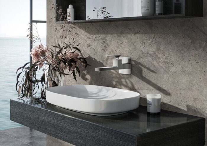 Torne Timo 4372/00SM хром смеситель для раковины встроенный