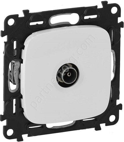 Legrand Valena Allure розетка ТВ "звезда" 0-2400МГц, с лицевой панелью, цвет белый