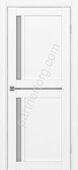 Турин 523.221 межкомнатная дверь белый снежный со стеклом мателюкс