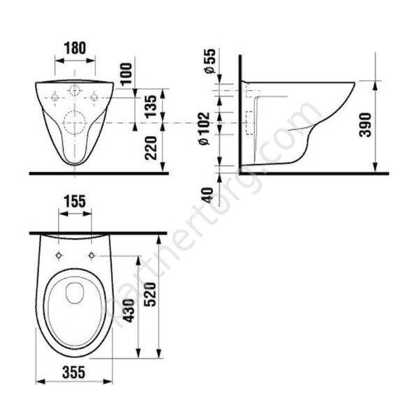 Mateo Roca унитаз подвесной 346200000