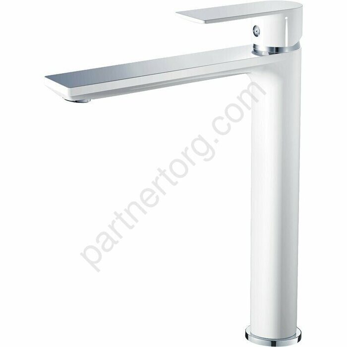 HB11505-8 Haiba смеситель для раковины высокий, белый-хром