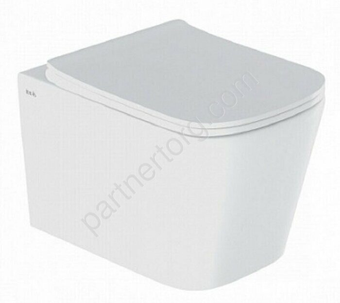 Bild подвесной безободковый унитаз Iddis с сиденьем BILRDSEi25