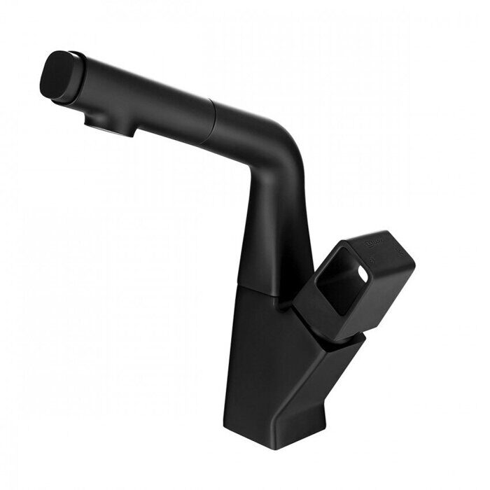 Soul LM6008BL смеситель для кухни с поворотным изливом, черный Lemark