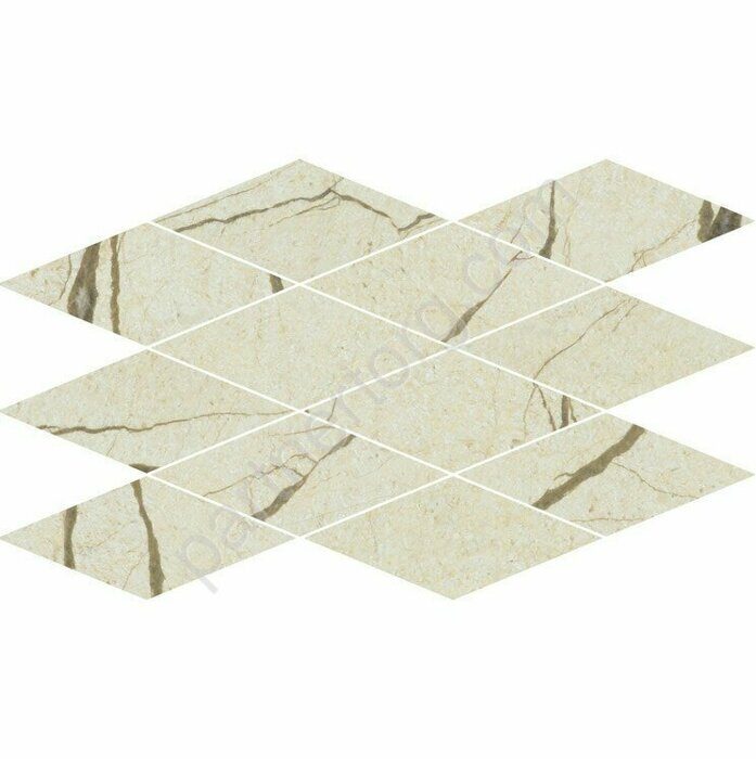 Charme Deluxe Floor Project глянцевая мозаичная плитка бежевая Italon 28x48см