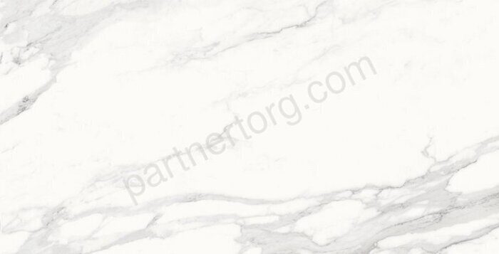 Calacatta Superb белый полированный керамогранит 60х120см Laparet