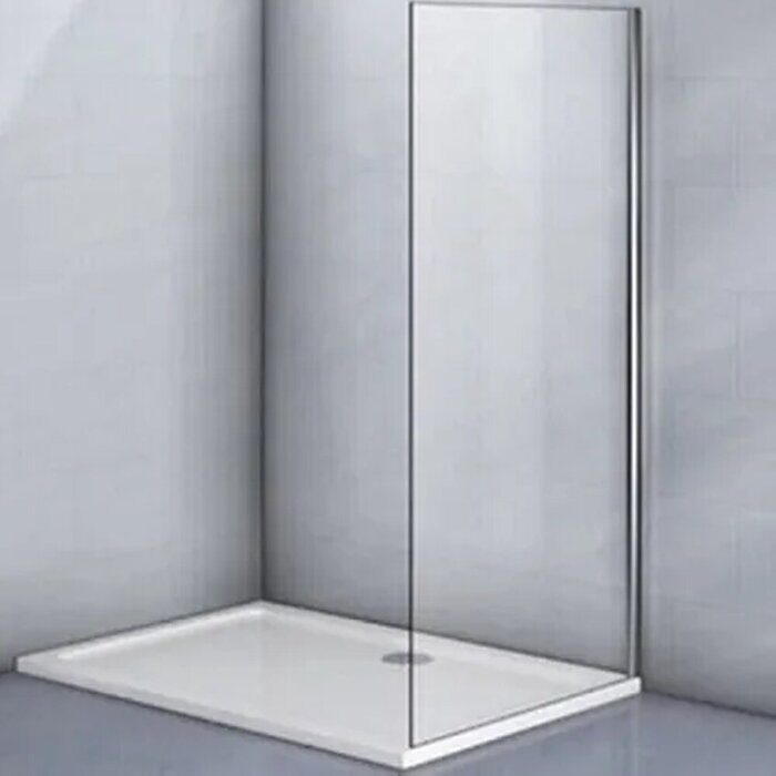 Veconi KP11-80-01-19C4 боковая панель 80х195 см, профиль хром, стекло прозрачное