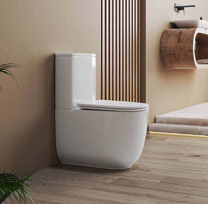 Optima Plus Aquatek унитаз напольный безободковый Торнадо с сидением