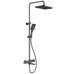 S224.26.09 Splenka Душевая система с термостатом, графит