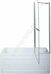Aquanet, SG-1200, 00209412, шторка для ванны распашная, 120х150 см, прозрачное стекло, профиль хром