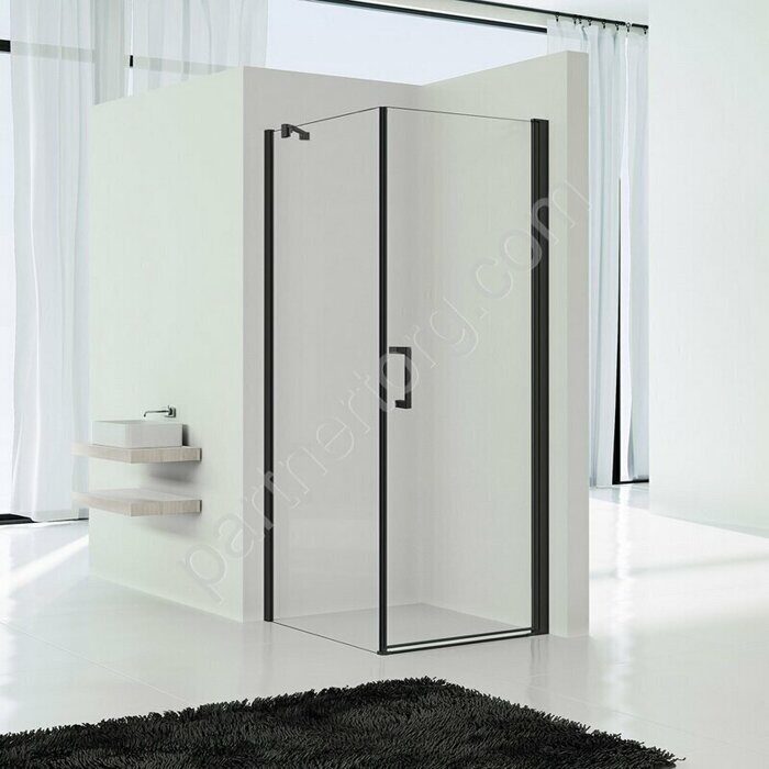 Veconi Vinecia Orta душевой угол 90х90x190 см, черный профиль
