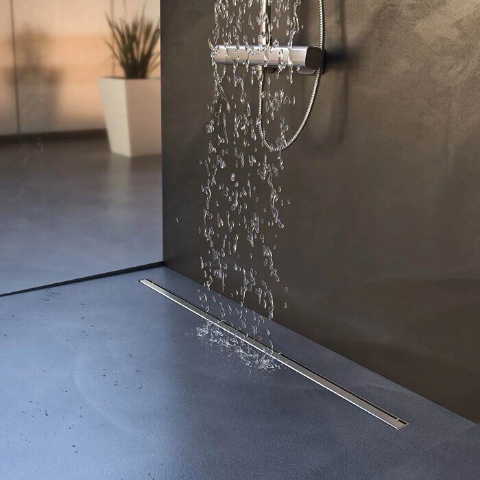 Veconi V700SL душевой трап, 764 мм, хром, покрытие глянцевое