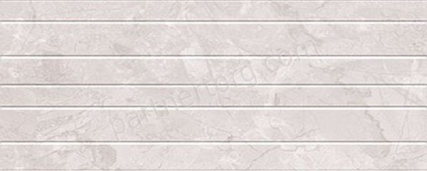 Delicato Linea Perla декоративная керамическая плитка серая матовая рельеф 63х31,5см Kerlife