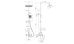 Evitta LM0562C, душевая система с тропическим душем, с изливом, хром Lemark