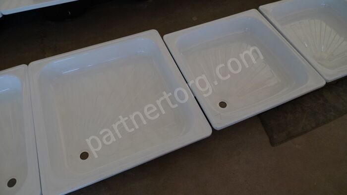 Practic стальной душевой поддон 80х80см