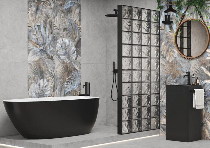 Bahamas Floristry Dark New Trend керамогранит матовый граниль 120х60см