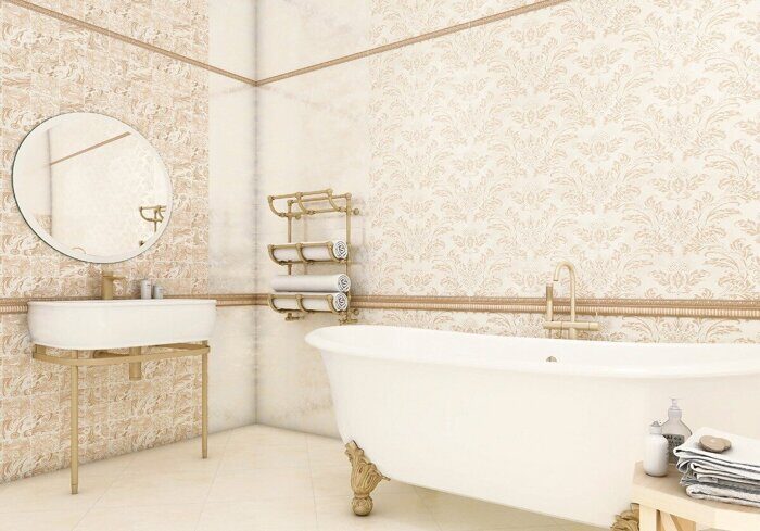 Rejina 2 AltaCera декор керамический бежевый глянцевый 20х60см