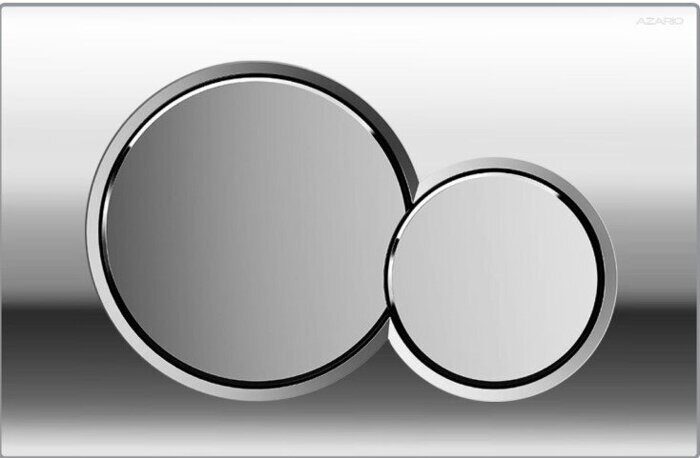 Azario New AZ-010.02 клавиша смыва для инсталляции хром