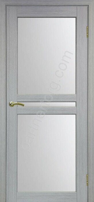 Парма 420.222 межкомнатная дверь дуб серый FL со стеклом мателюкс