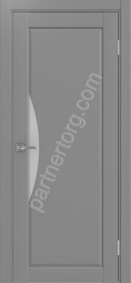 Сицилия 723.21 межкомнатная дверь серый со стеклом мателюкс