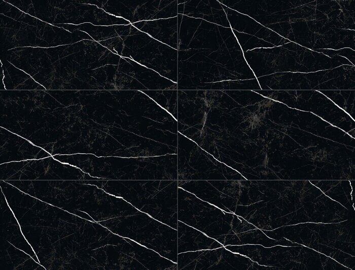 Nero Marquina High Gloss Staro керамогранит черный полированный зеркальный 60х120 см