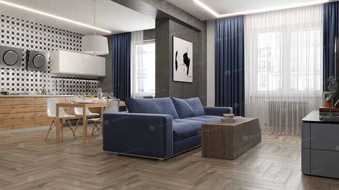 Дуб Исида SPC замковая кварцвиниловая плитка Alpine Floor ECO 13-15