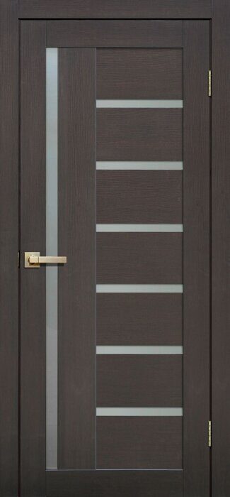 L17 Lite FlyDoors дверь межкомнатная венге матовое стекло