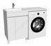 Optima Home Iddis тумба с раковиной над стиральной машиной 120см