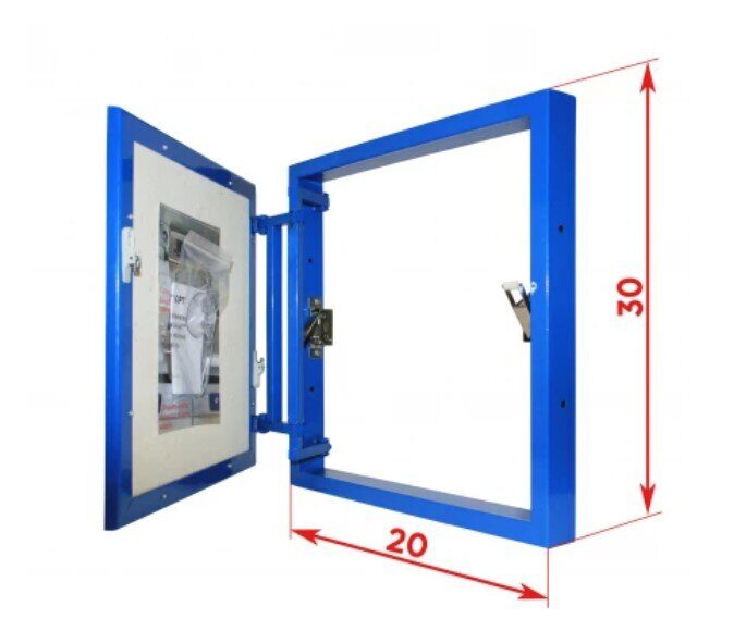 Люк ревизионный сантехнический под плитку серии К 30х20см