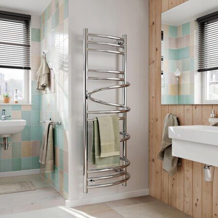 изображение полотенцесушителя в ванной комнате