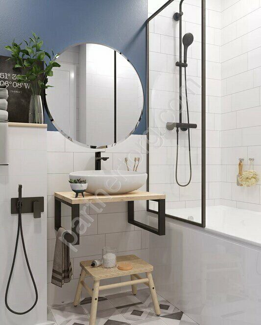 Grunge Loft Marka One Дуб Вотан 60см столешница для ванной комнаты под раковину настольную