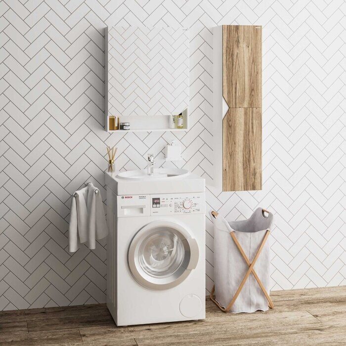 Alvaro раковина над стиральный машиной 60х60см