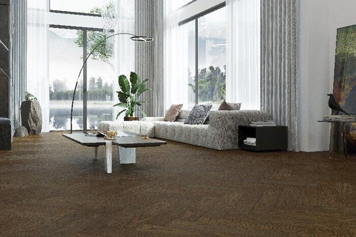 Дуб Брауни 33-413 Quartz Parquet Английская елка Fargo замковый кварцевый паркет