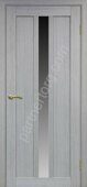 Парма 413.121 межкомнатная дверь дуб серый FL лакобель черное