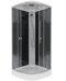 Niagara Eco NG-4503-14 BLACK BLACK душевая кабина 80х80х215 см, мозаика стекло, низкий поддон