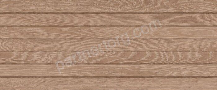Eco Wood плитка облицовочная бежевая рельефная матовая Global Tile 60х25см