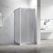 Veconi RV27CH-11080-02-C8 душевой угол, 110х80x190 см, дверь раздвижная, профиль хром