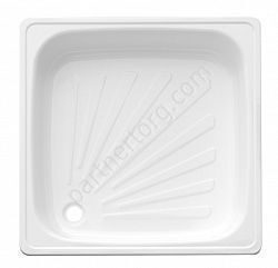 Practic стальной душевой поддон 80х80см