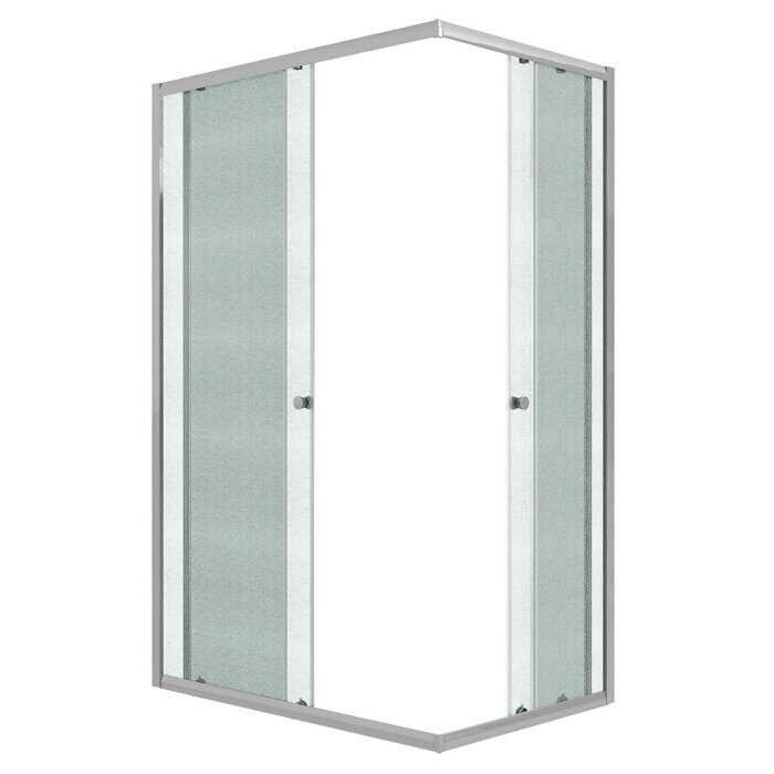 Niagara Eco  NG-1012-14QMT душевое ограждение раздвижное 120х80см, стекло матовое, профиль хром)