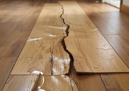 Вздулся ламинат: как починить?